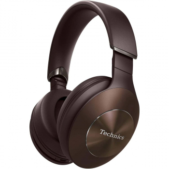Technics EAH-F70N Noise Cancelling Wireless Bluetooth High Resolution Audio Over-Ear Headphones with Mic/Remote Brown EU